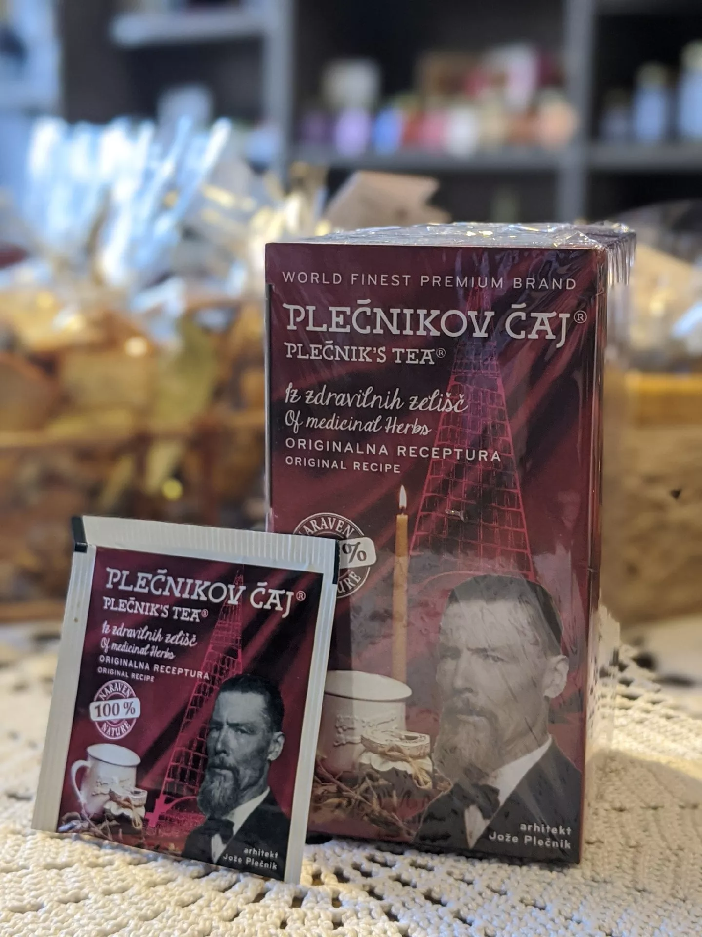 Plečnikov čaj v filter vrečkah- 25 filter vrečk