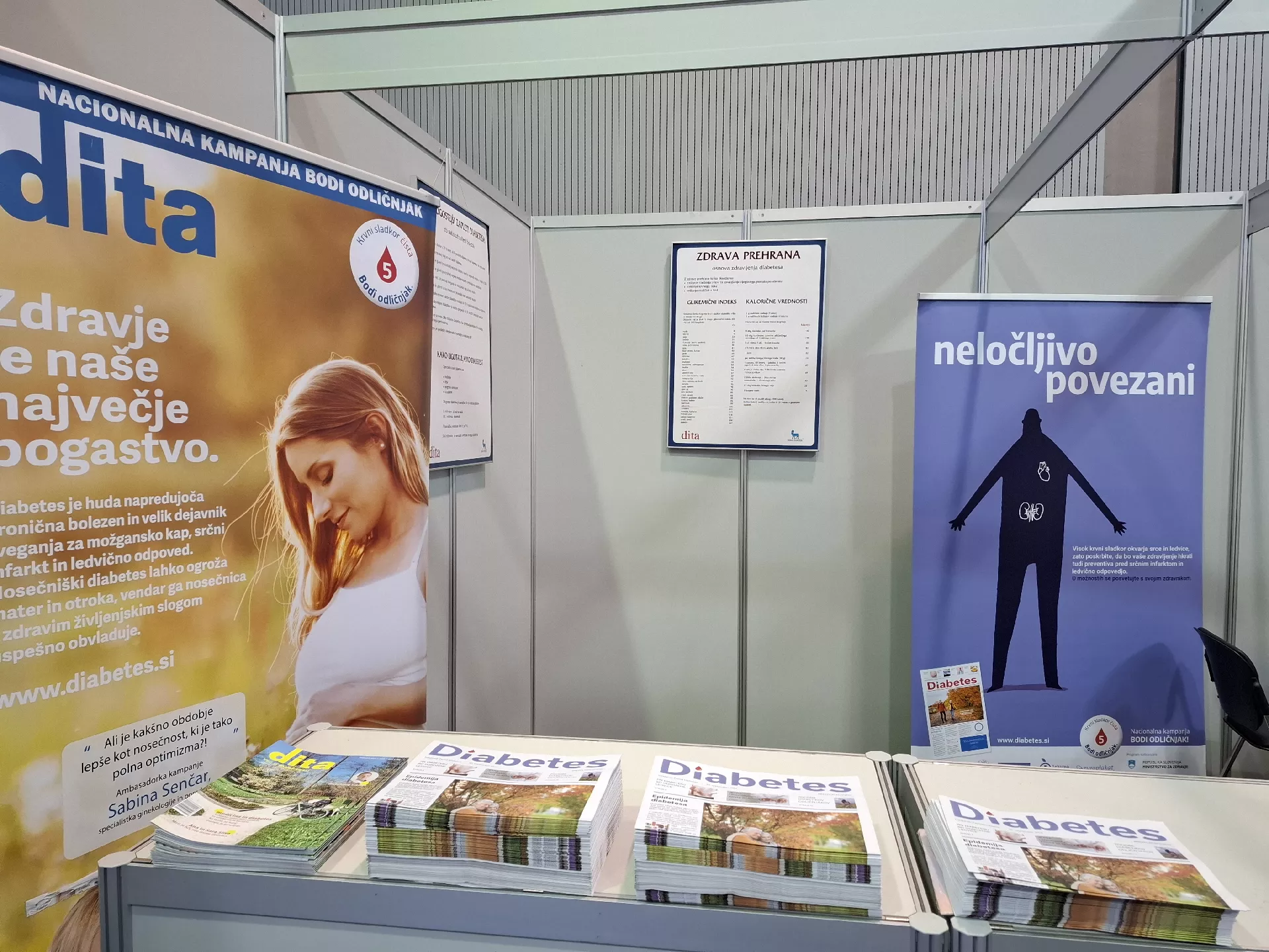 Diabetes INFO točka na sejmu Narava zdravje