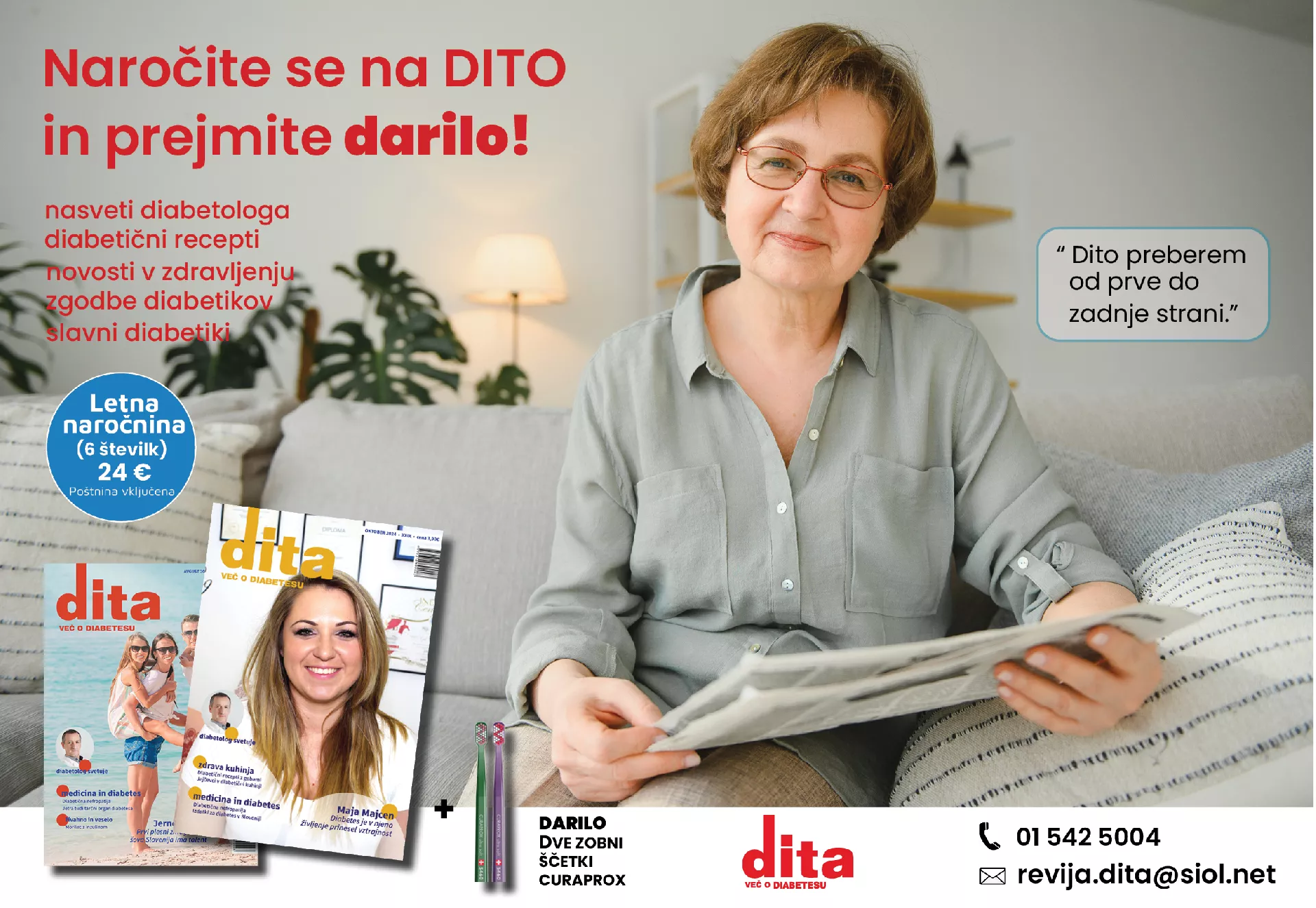 Darilo ob sklenitvi naročnine - 2 ZOBNI ŠČETKI