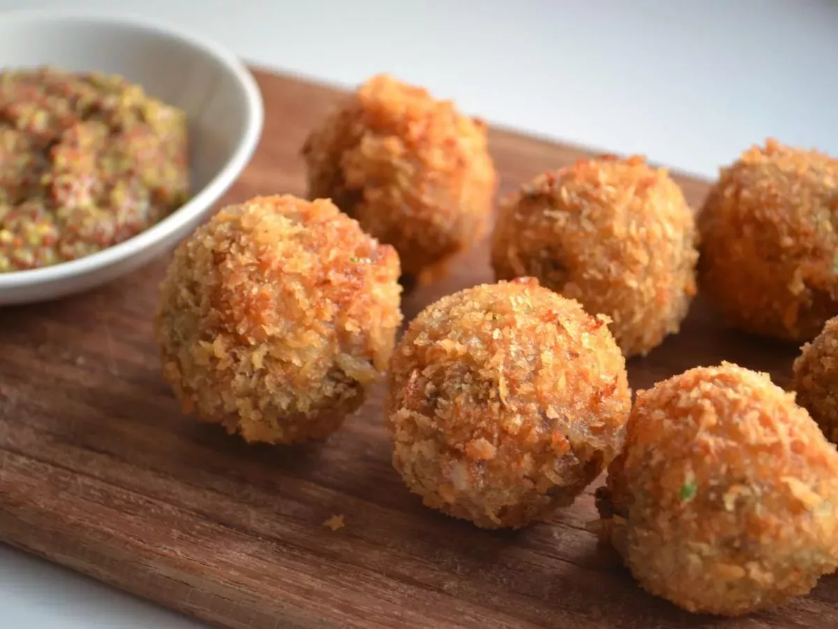 Hrustljave kroglice polente