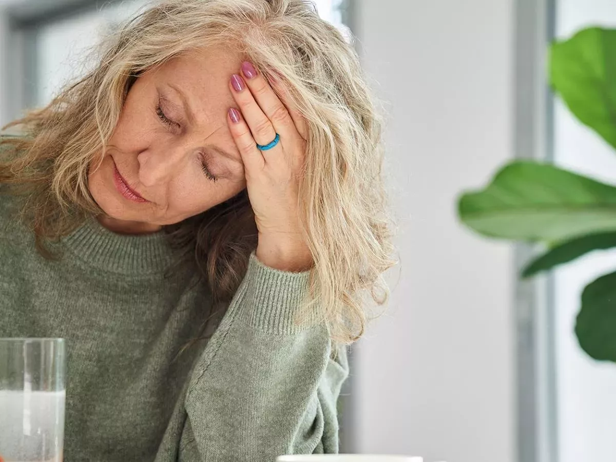 Bananina lupina na čelu proti migreni