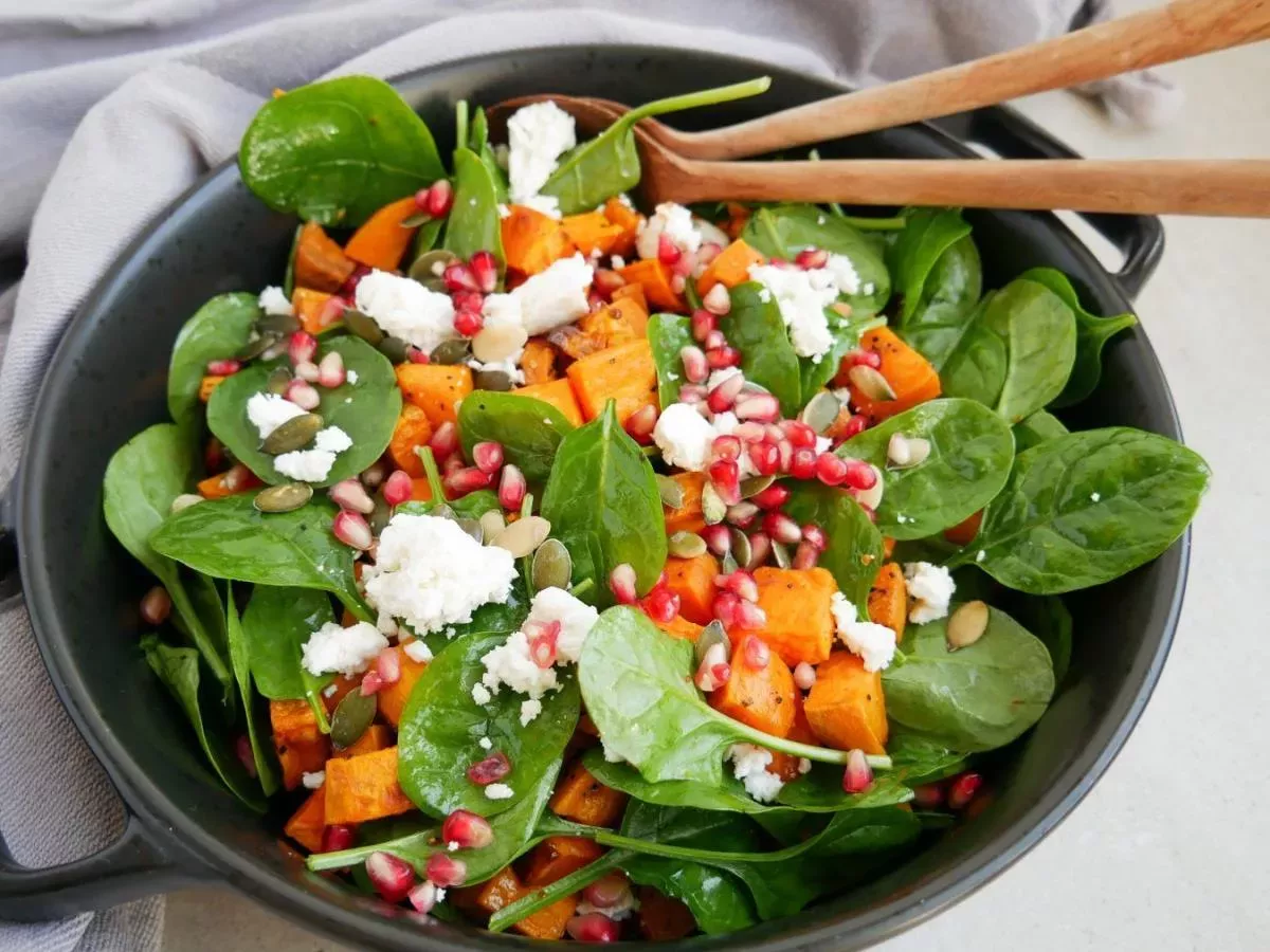 Vulkan energije in zdravja: špinača s korenčkom