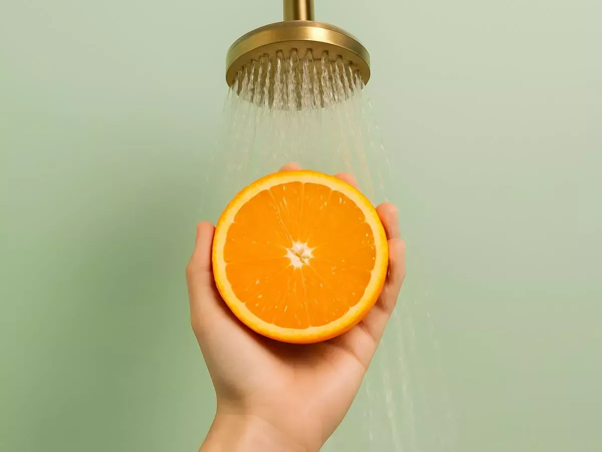 Zakaj ljudje jedo pomaranče pod tušem?