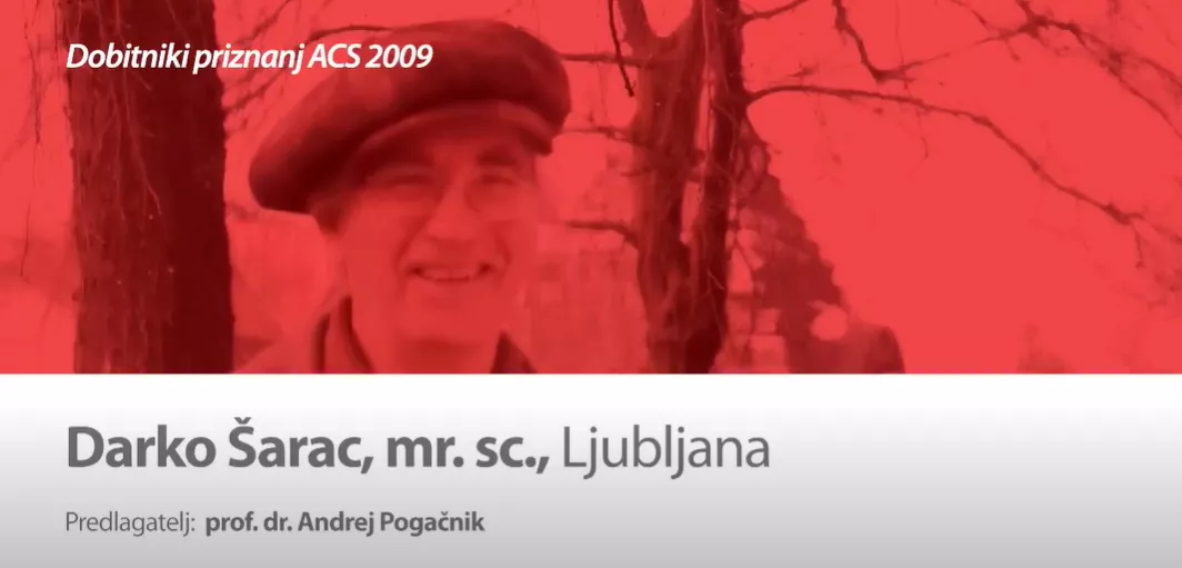 mag. Darko Šarac iz Ljubljane, Dobitnik priznanja ACS za promocijo učenja in znanja 2009