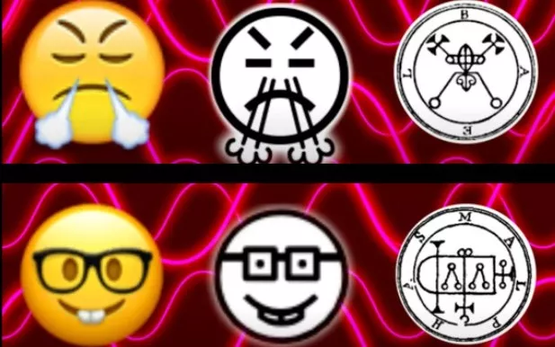 So v emodžijih demonski simboli?