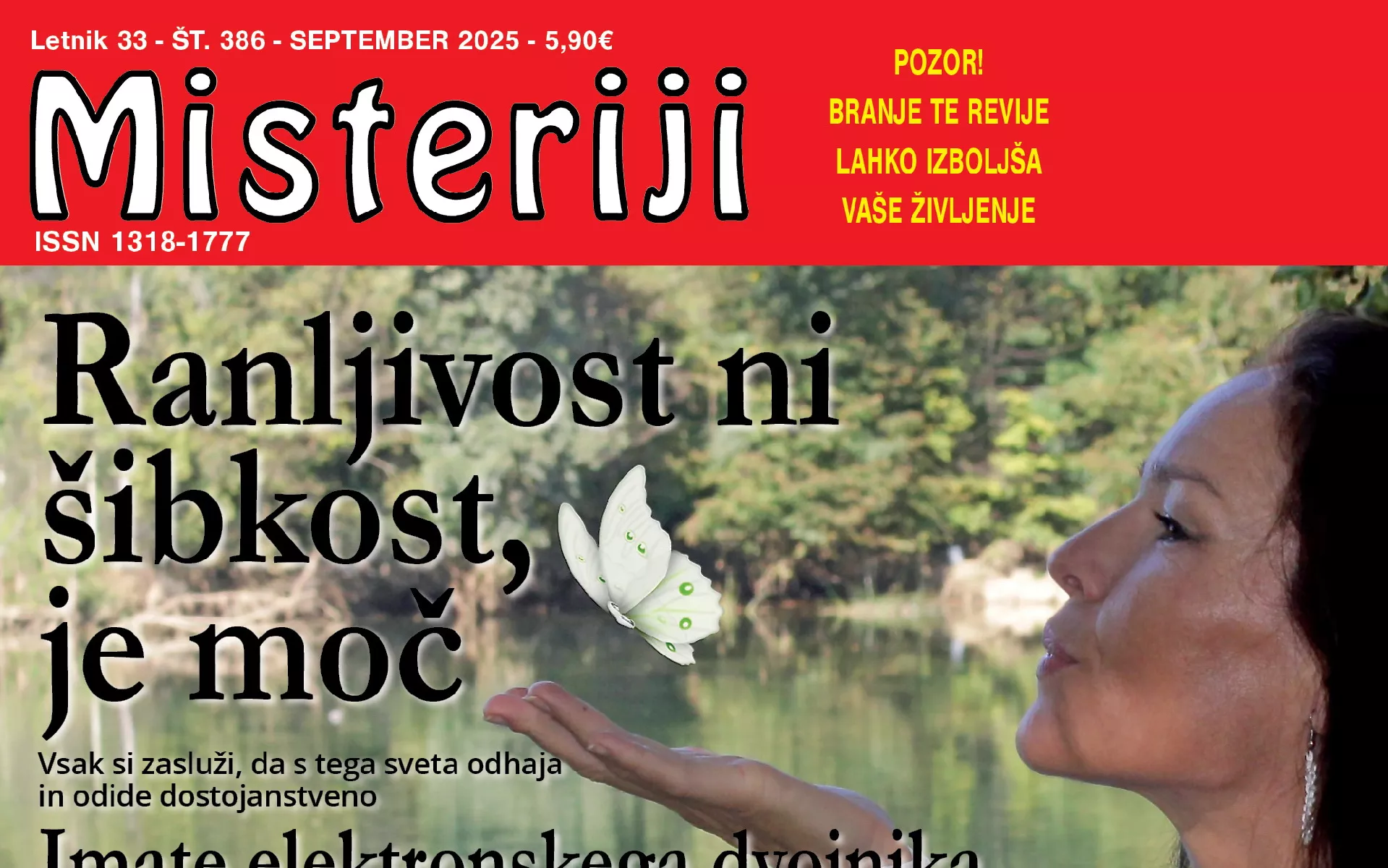 Revija Misteriji št. 386 - september 2025