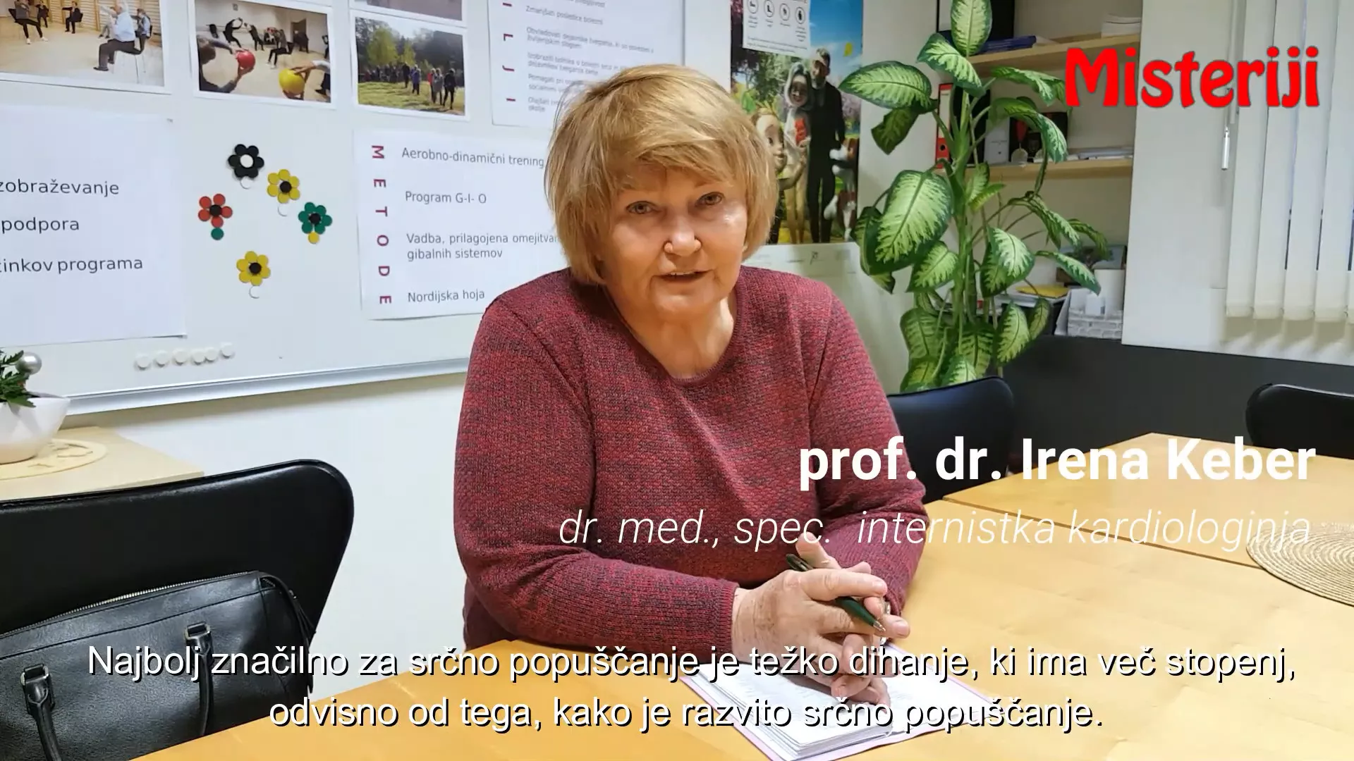 VIDEO: Kateri so znaki srčnega popuščanja? - prof. dr. Irena Keber