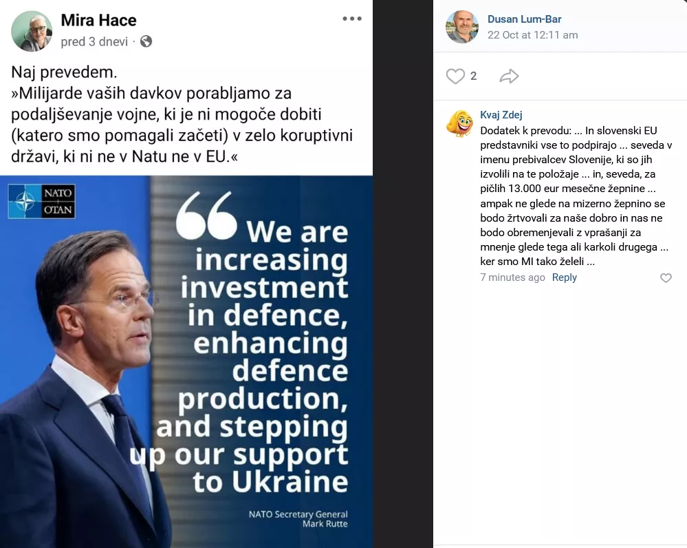 NEKAJ ZANIMIVEGA JE MOGOČE NAJTI TUDI NA RUSKEM FACEBOOKU (VK) IN CELO V SLOVENŠČINI ...