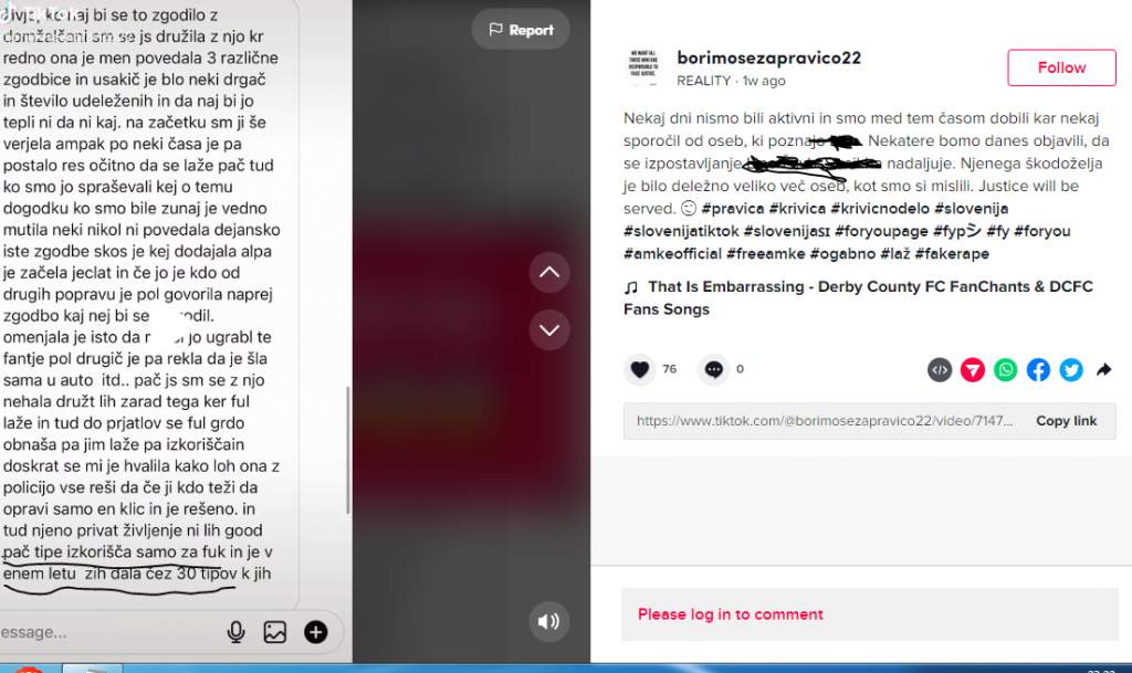 
				Foto: Posnetek zaslona-TikTok			