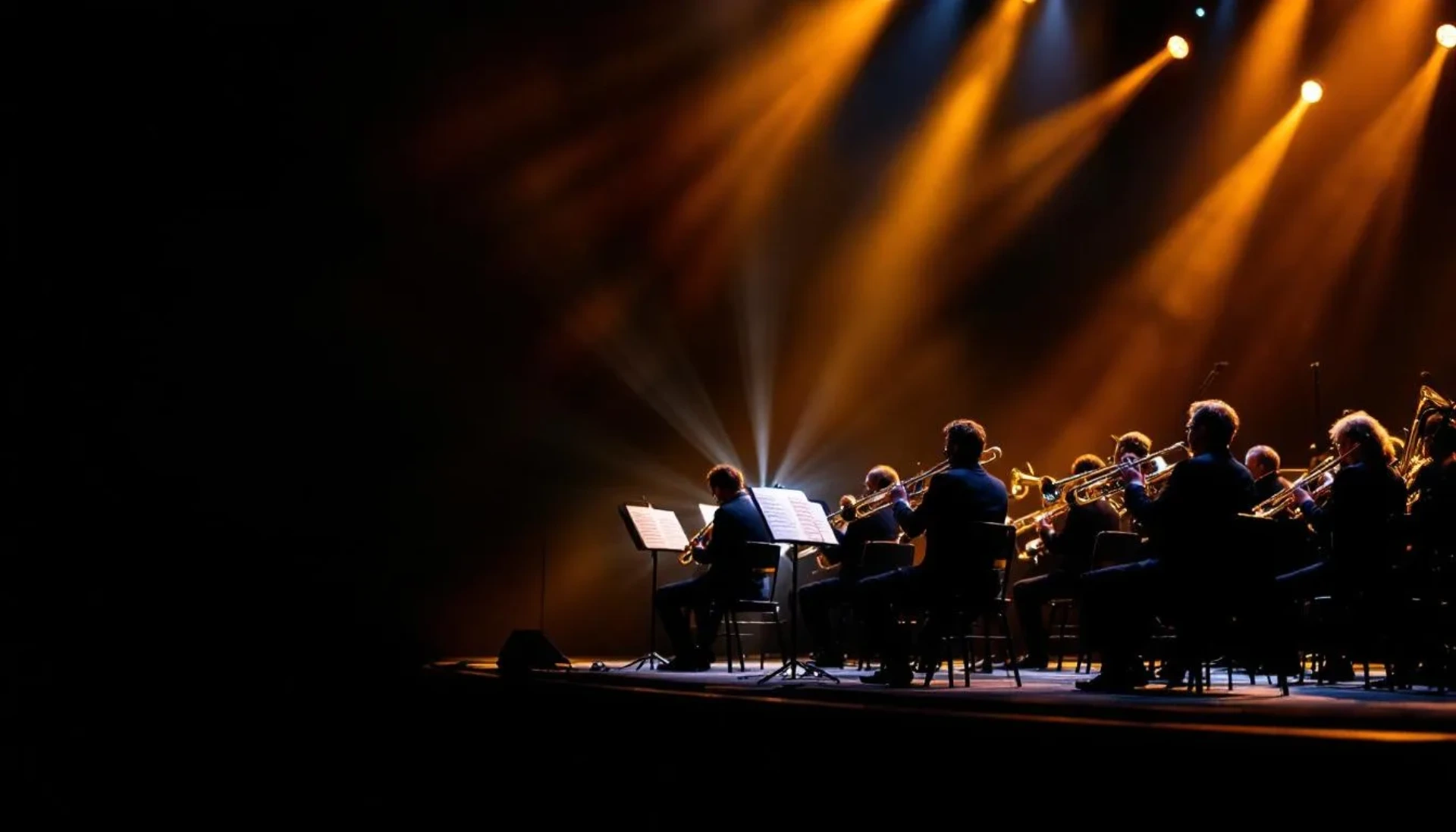 Pihalni orkester na odru