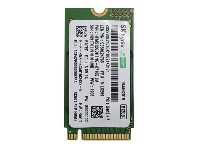 ThinkPad 512GB M.2 2242 PCIe NVMe 3x4