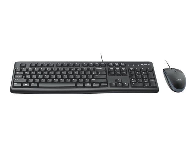 Logitech Desktop MK120 - Keyb+Mouse, US/I