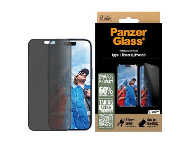 PanzerGlass Privacy ScreenProtector iPhone15/16UWF