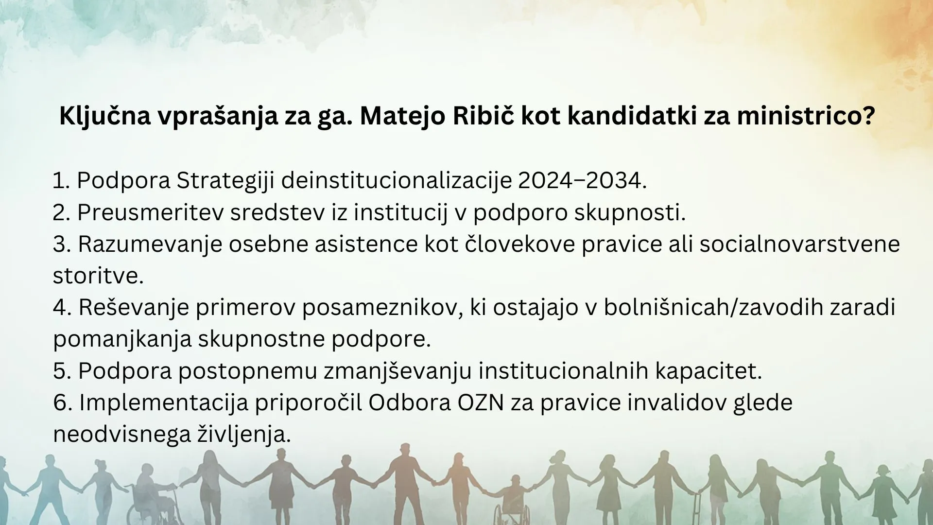 Kaj bi bilo smiselno vprašati Matejo Ribič kot kandidatko za ministrico?